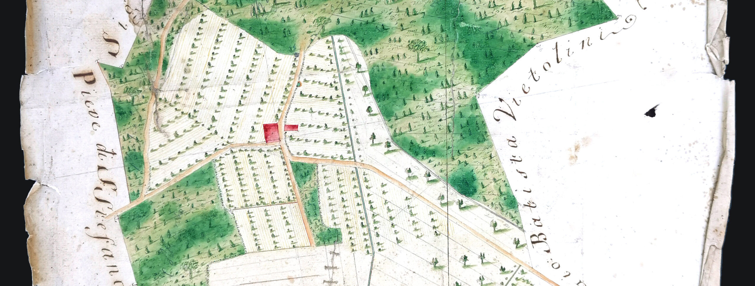 Mappa storica Villa Vallacchio
